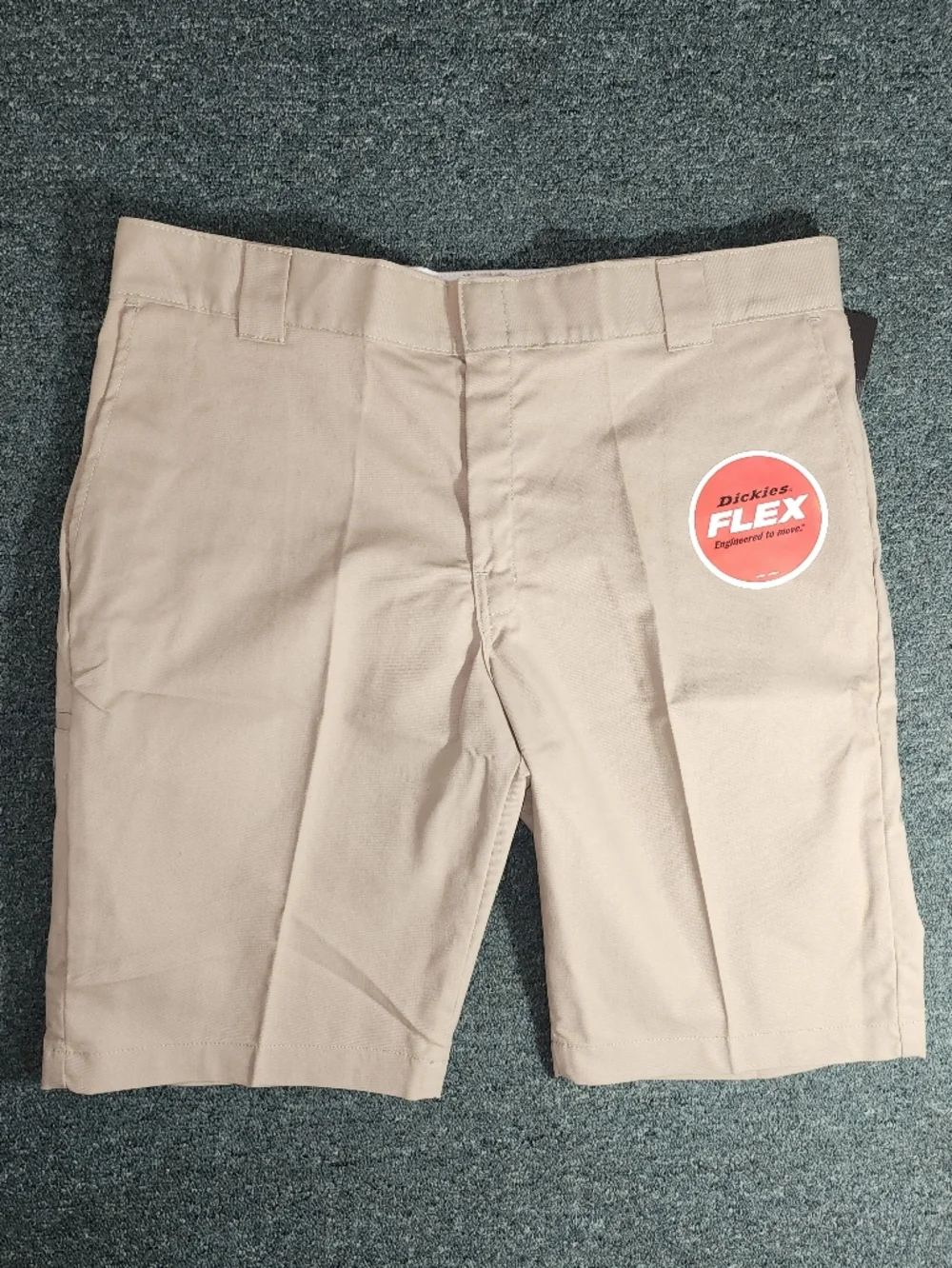Dickies Shorts FLEX Stretch Work Shorts With a Cell Phone Pocket Khaki Size 38 - Picture 16 of 17